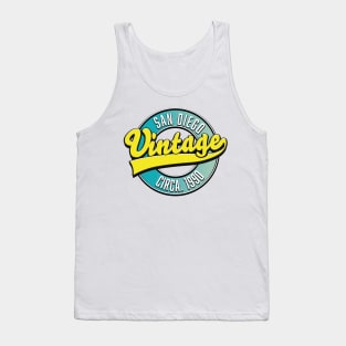 San diego Vintage 1990 logo Tank Top